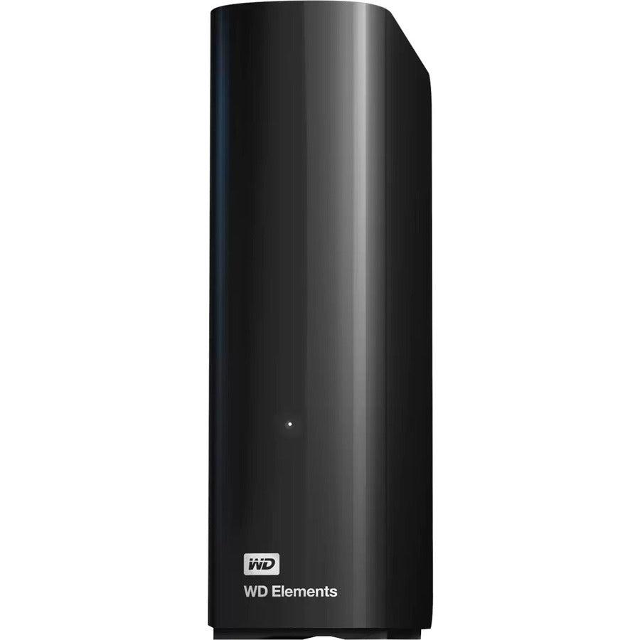 Wd Elements 16Tb Usb 3.0, Micro-B 3.5" Desktop External Hard Drive Wdbwlg0160Hbk-Nesn Black