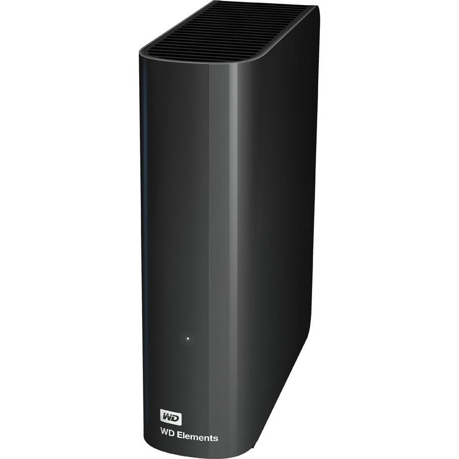 Wd Elements 3Tb Usb 3.0, Micro-B External Desktop Storage Wdbwlg0030Hbk-Nesn Black