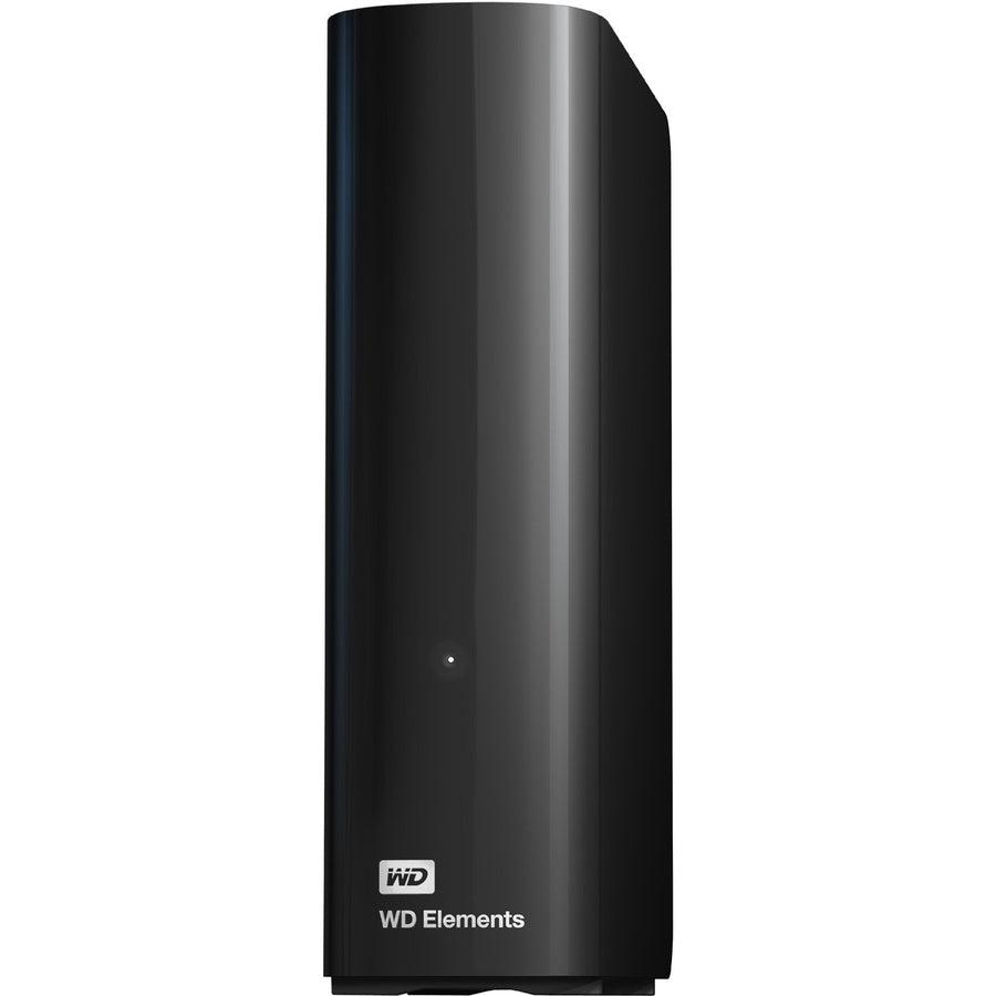 Wd Elements 3Tb Usb 3.0, Micro-B External Desktop Storage Wdbwlg0030Hbk-Nesn Black