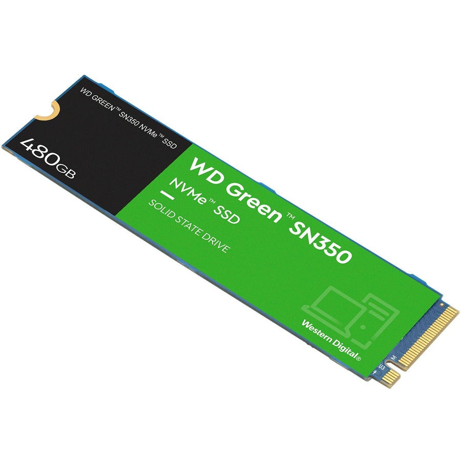 Western Digital Green SN350 WDS480G2G0C 480 GB Solid State Drive - M.2 2280 Internal - PCI Express NVMe (PCI Express NVMe 3.0 x4)