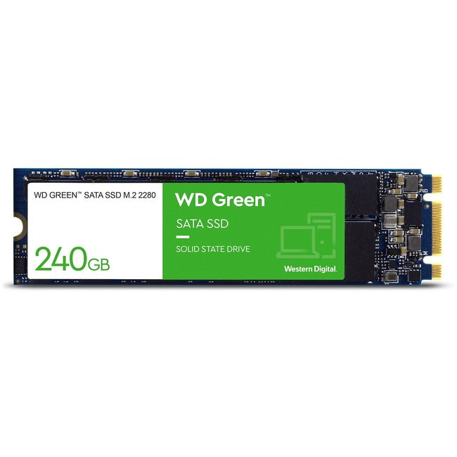 Western Digital Green WDS240G2G0B 240 GB Solid State Drive - M.2 2280 Internal - SATA (SATA/600)