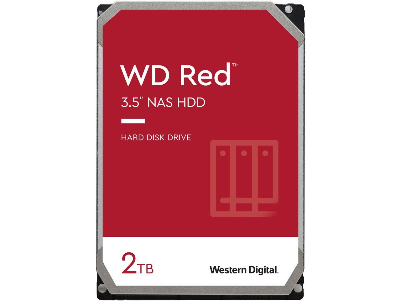 Western Digital Red WD20EFAX 2 TB Hard Drive - 3.5 Internal - SATA (SATA/600)"