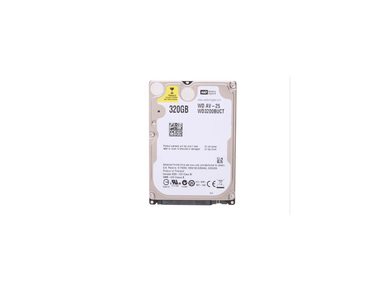 Western Digital Wd Av-25 Wd3200Buct 320Gb 5400 Rpm 16Mb Cache Sata 3.0Gb/S 2.5" Internal Hard Drive Bare Drive