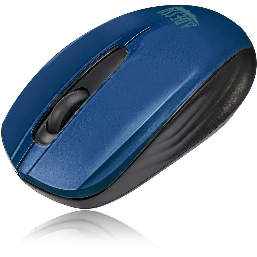Wrls Optical Wheel Mouse Blue,Optical Sensor Nano Receiver