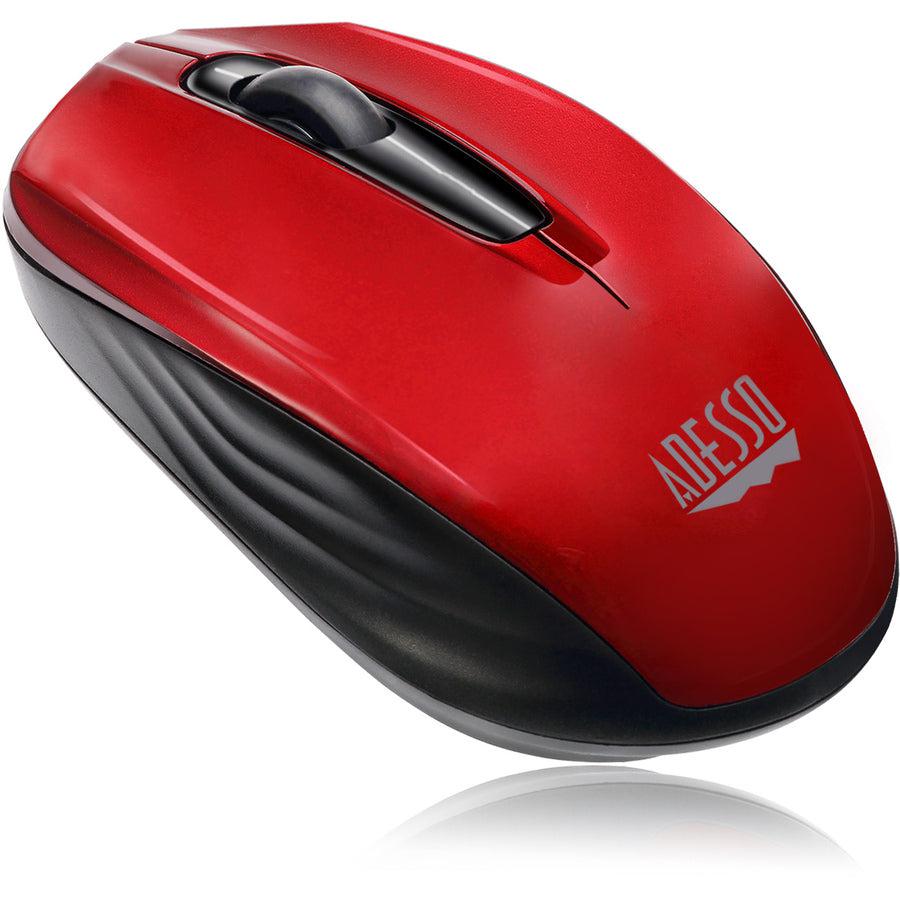Wrls Optical Wheel Mouse Red,Optical Sensor Nano Receiver
