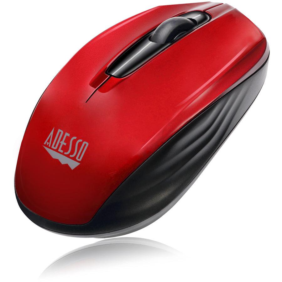 Wrls Optical Wheel Mouse Red,Optical Sensor Nano Receiver