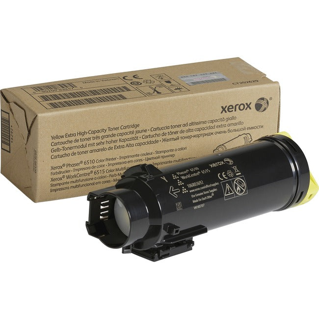 Xerox Original Extra High Yield Laser Toner Cartridge - Yellow - 1 Each 106R03692