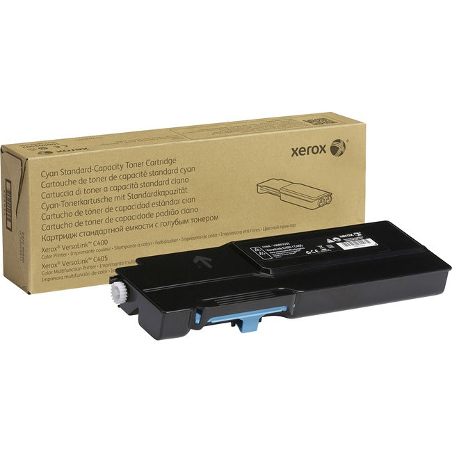 Xerox Original Standard Yield Laser Toner Cartridge - Cyan - 1 Each 106R03502