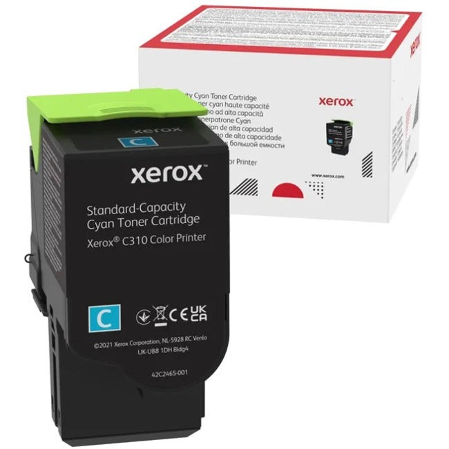 Xerox Original Standard Yield Laser Toner Cartridge - Single Pack - Cyan - 1 / Pack 006R04357