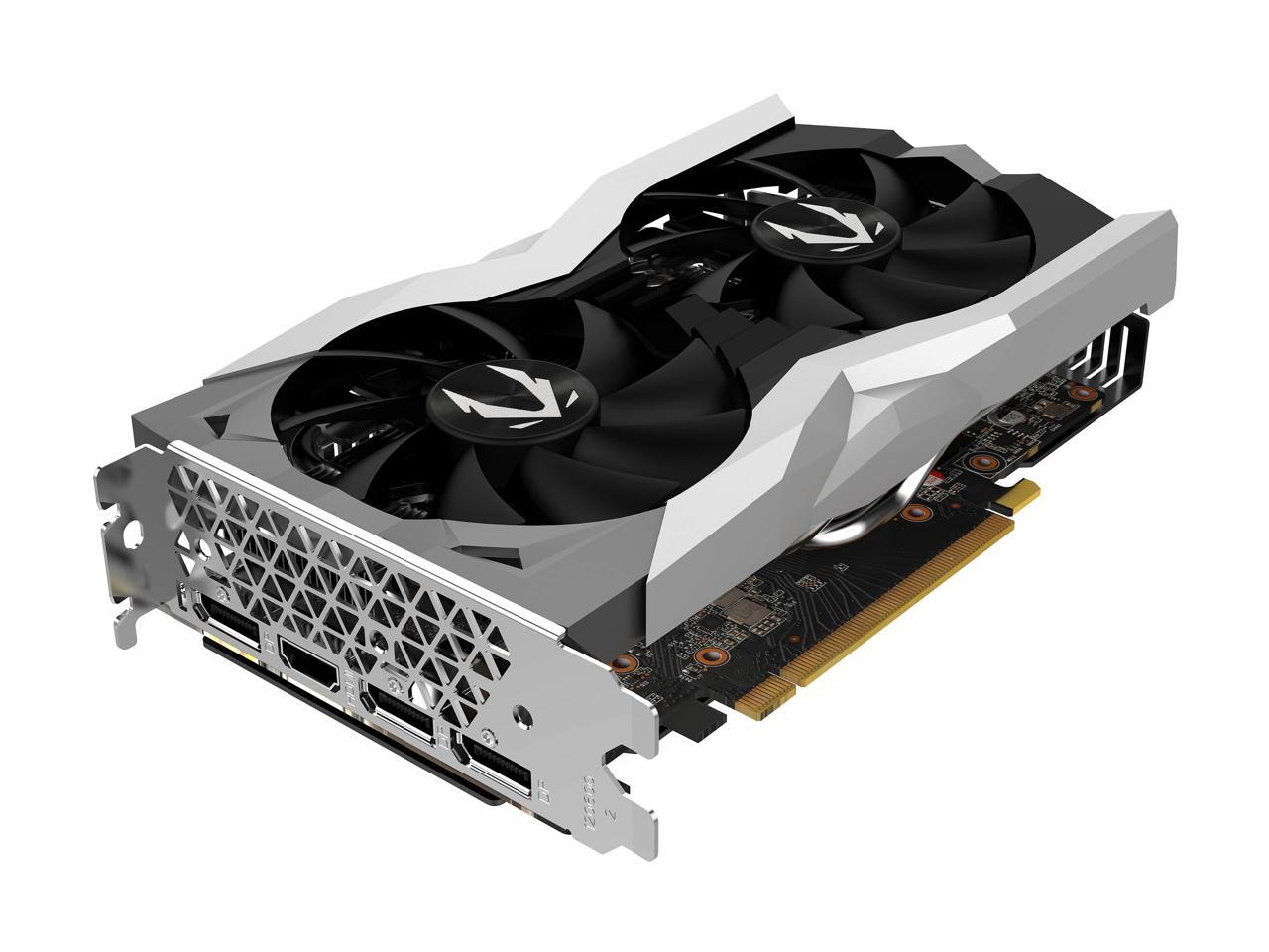 Zotac Gaming Geforce Rtx 2060 Twin Fan 6Gb Gddr6 192-Bit Gaming Graphics Card, Super Compact, Icestorm 2.0, Zt-T20600F-10M