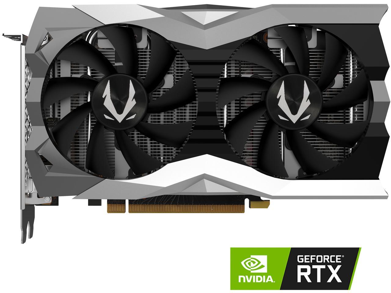 Zotac Gaming Geforce Rtx 2060 Twin Fan 6Gb Gddr6 192-Bit Gaming Graphics Card, Super Compact, Icestorm 2.0, Zt-T20600F-10M