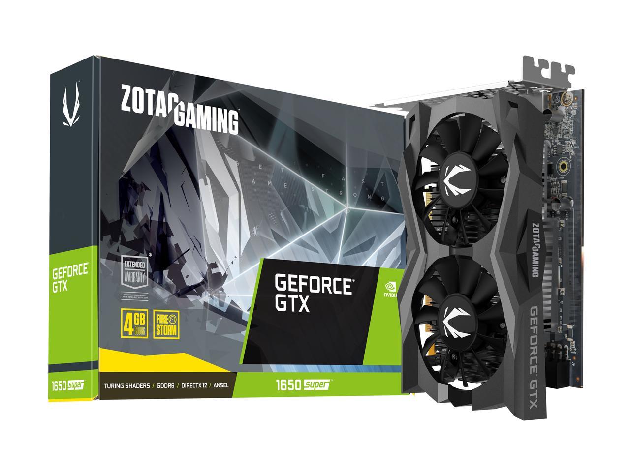 Zotac Geforce Gtx 1650 Super 4Gb Gddr6 Pci Express 3.0 Video ZT