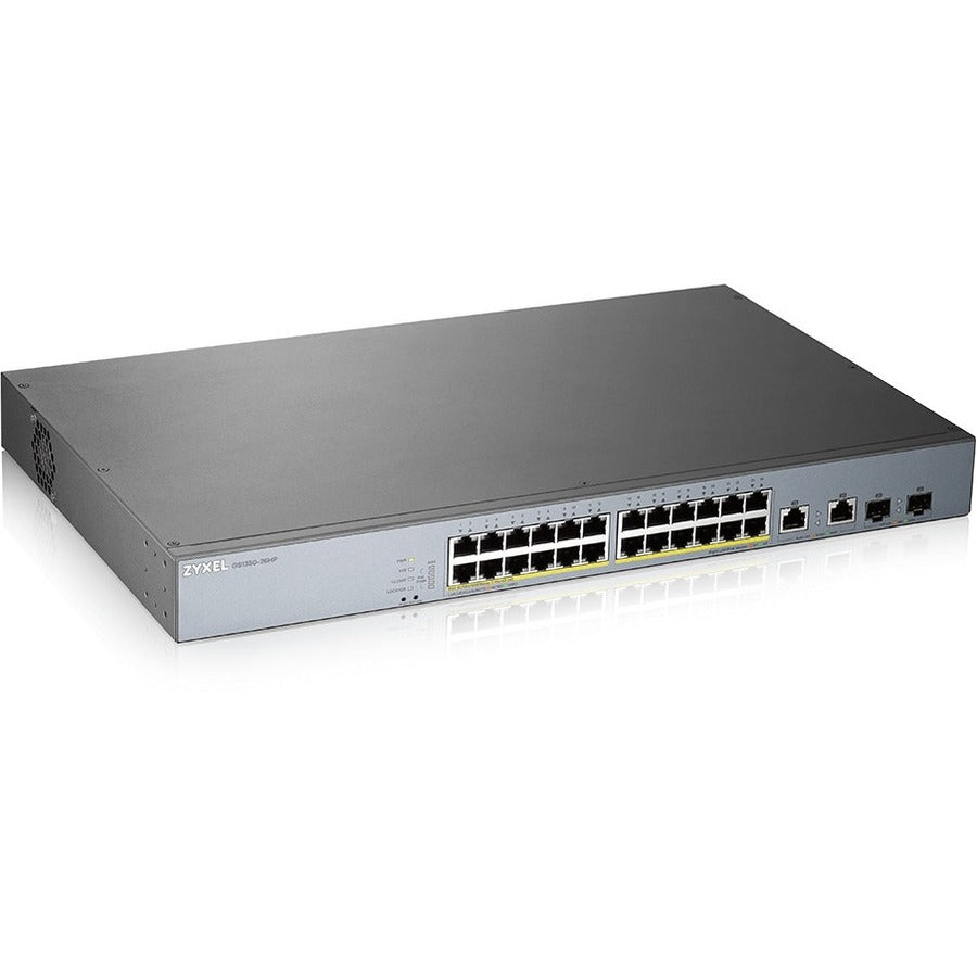 ZYXEL 24-port GbE Smart Managed PoE Switch with GbE Uplink GS1350-26HP