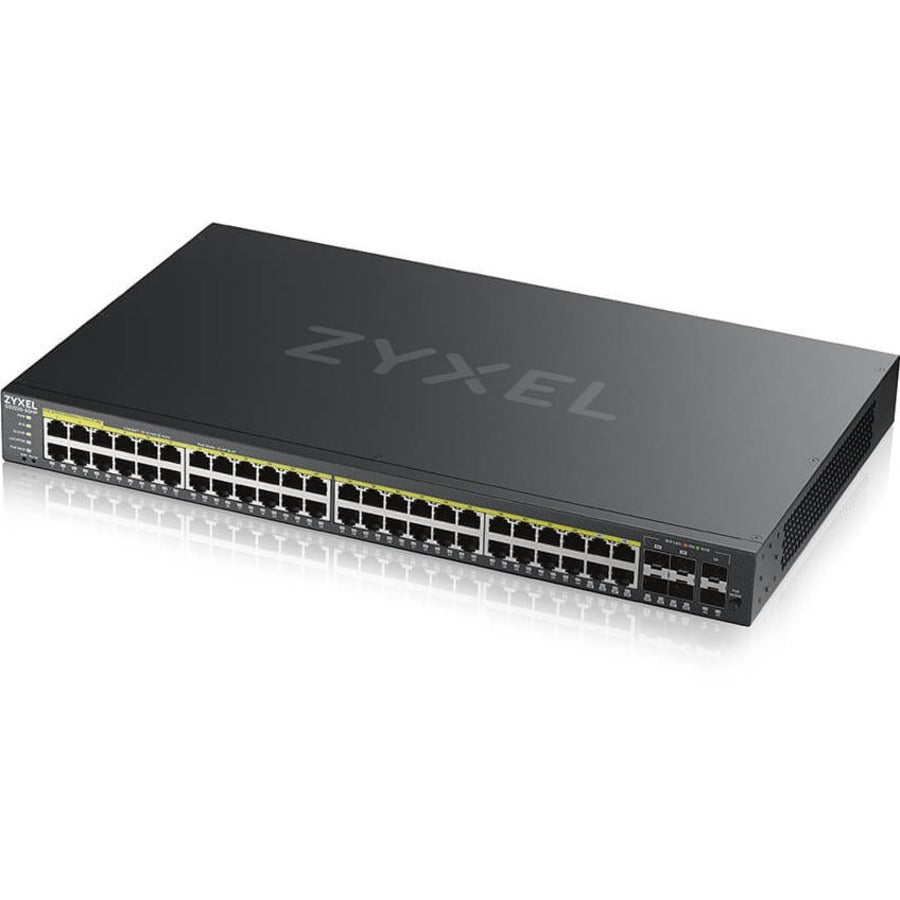 ZYXEL 48-port GbE L2 PoE Switch with GbE Uplink GS2220-50HP