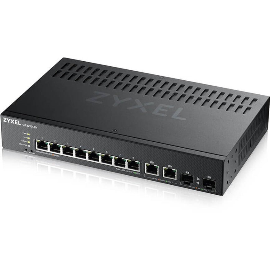 ZYXEL 8-port GbE L2 Switch with GbE Uplink GS2220-10