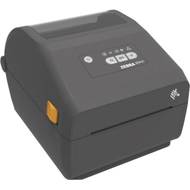 Zebra ZD421d Desktop Direct Thermal Printer - Monochrome - Label/Receipt Print - USB - USB Host - Bluetooth - Near Field Communication (NFC) - EU, UK ZD4A042-D0EW02EZ