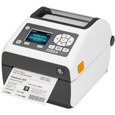 Zebra ZD620d-HC Desktop Direct Thermal Printer - Monochrome - Label/Receipt Print - USB - Serial - Bluetooth ZD62H42-D01F00EZ
