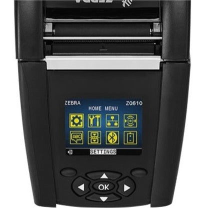Zebra ZQ610 Mobile Direct Thermal Printer - Monochrome - Portable - Receipt Print - Bluetooth - Wireless LAN - Battery Included ZQ61-AUWA000-00