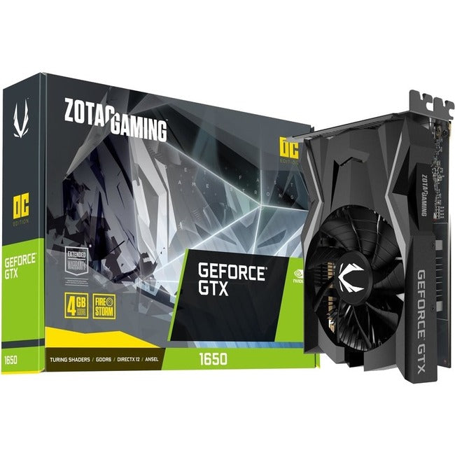 Zotac NVIDIA GeForce GTX 1650 Graphic Card - 4 GB GDDR6 ZT-T16520F-10L