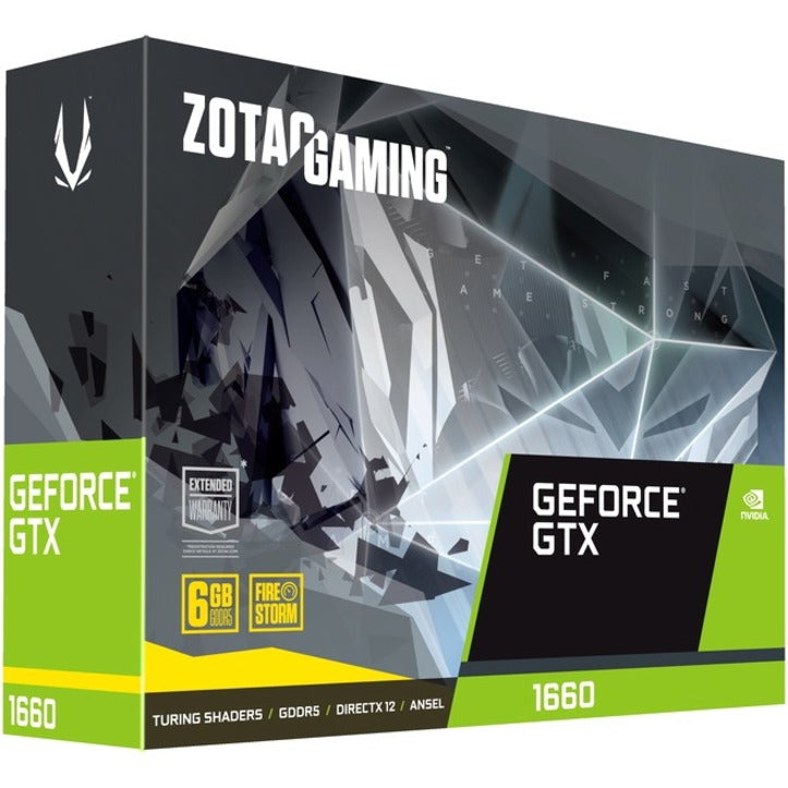 Zotac NVIDIA GeForce GTX 1660 Graphic Card - 6 GB GDDR5 ZT-T16600K-10M