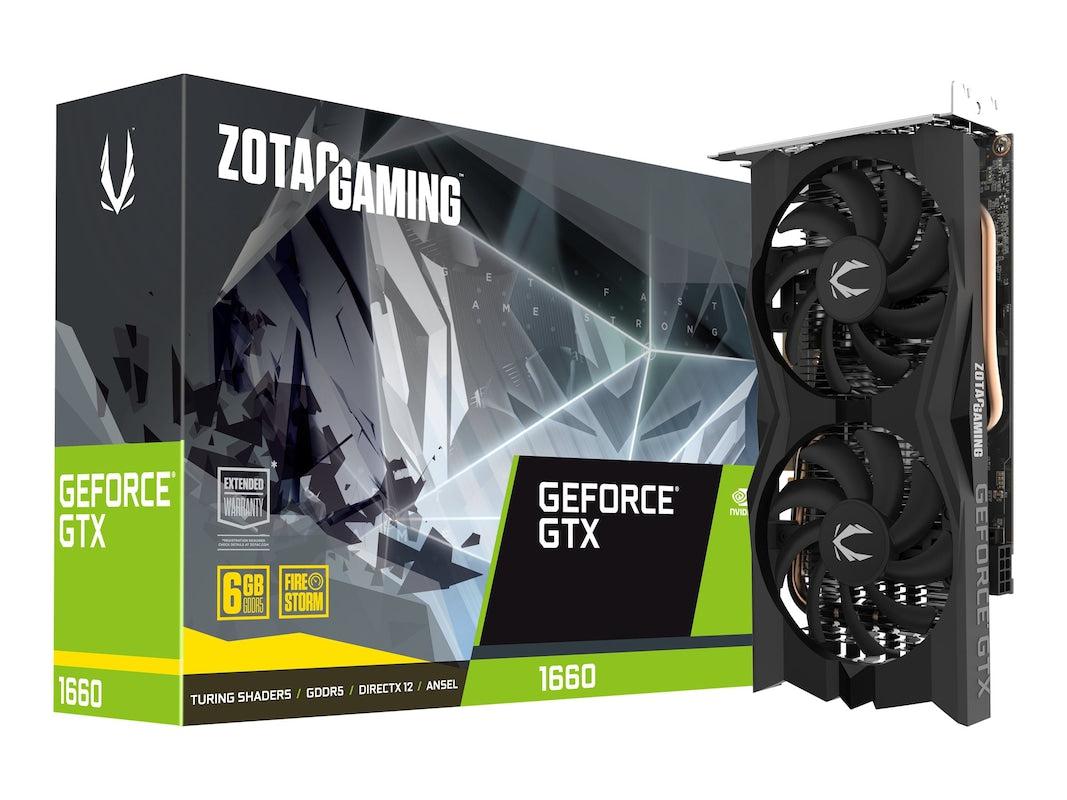 Zotac NVIDIA GeForce GTX 1660 Graphic Card - 6 GB GDDR5 ZT-T16600K-10M