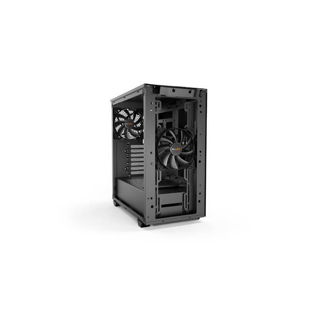 Be Quiet! Bgw34 Pure Base 500 Window Black, Atx, Midi Tower Computer Case, Tempered Glass Window, Two Preinstalled Fans