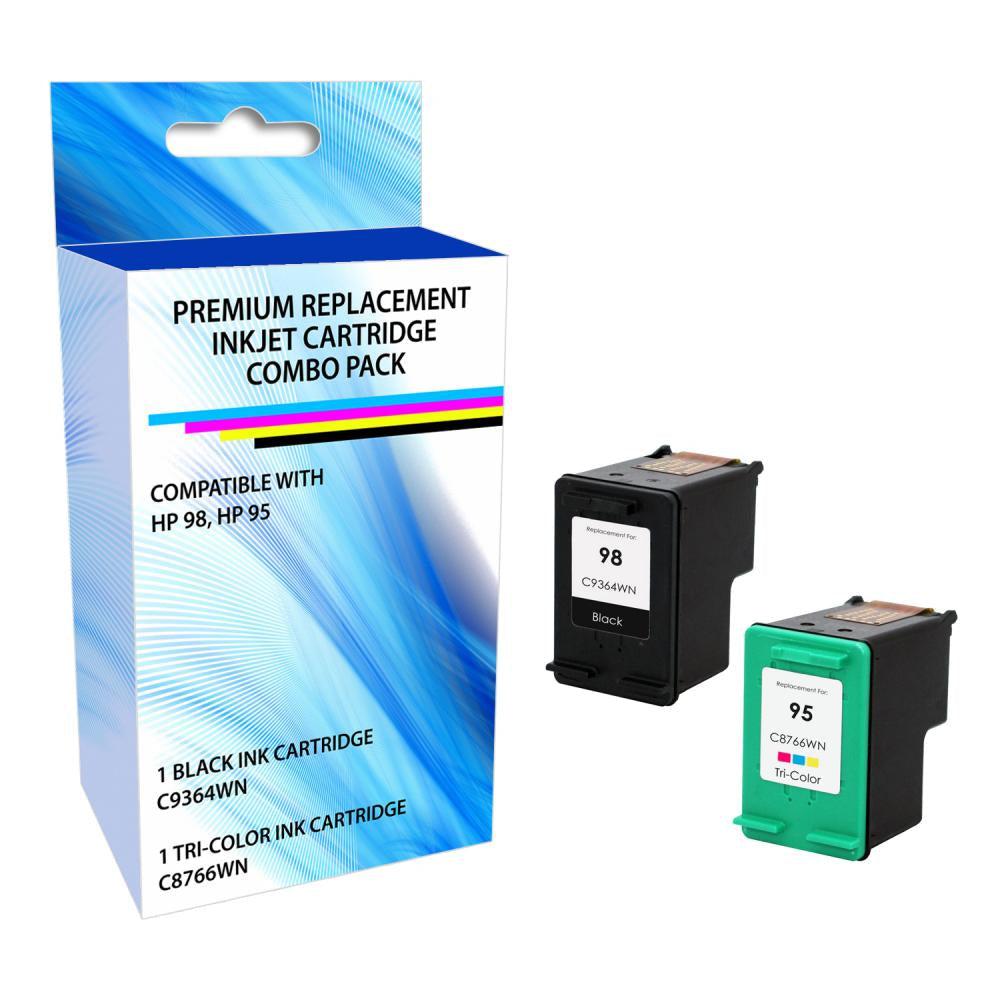 Ereplacements Cb327Fn-Er Ink Cartridge 2 Pc(S) Compatible Black, Cyan, Magenta, Yellow