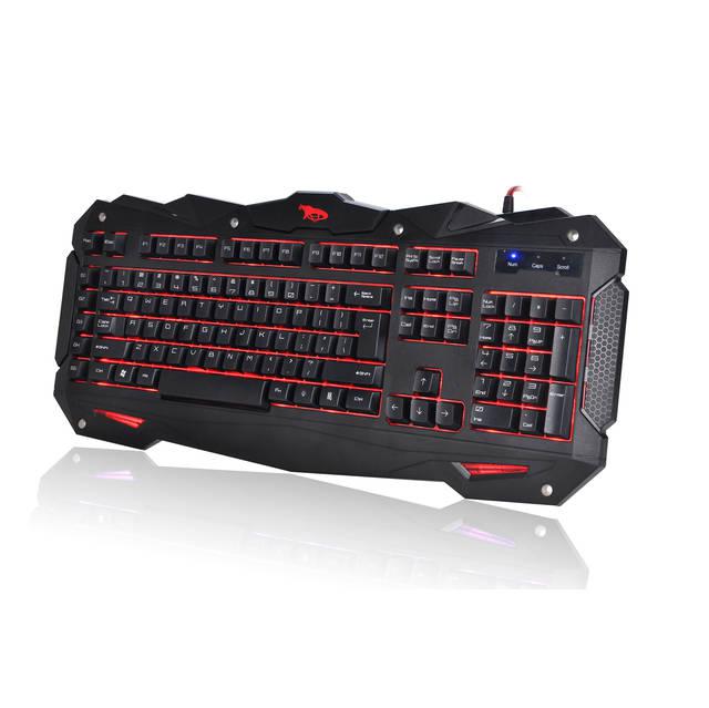 Imicro Cobra Im-Kbcobv8 110-Key Wired Usb Led Backlit Gaming Keyboard (Black)