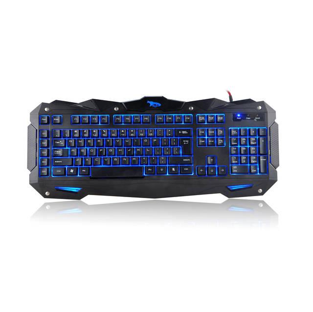 Imicro Cobra Im-Kbcobv8 110-Key Wired Usb Led Backlit Gaming Keyboard (Black)