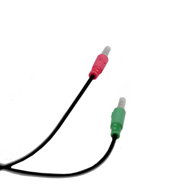 Imicro Im750Bm Wired 3.5Mm Leather Headset W/ Microphone