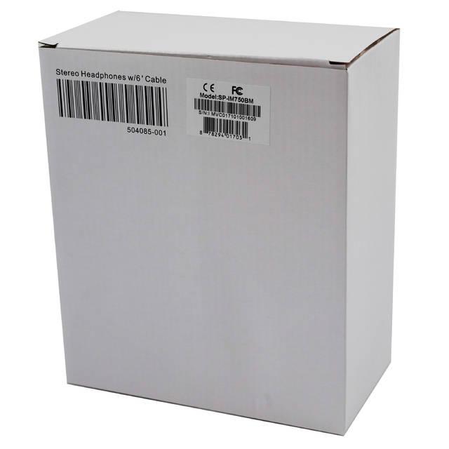 Imicro Im750Bm Wired 3.5Mm Leather Headset W/ Microphone