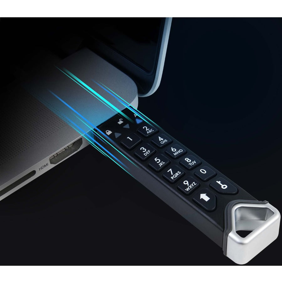 iStorage datAshur PRO2 64 GB | Secure Flash Drive | FIPS 140-2 Level 3 Certified | Password protected | Dust/Water-Resistant | IS-FL-DP2-256-64