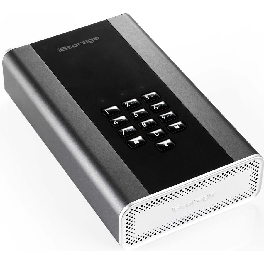 iStorage diskAshur DT2 14 TB Secure Encrypted Desktop Hard Drive | FIPS Level-3 | Password protected | Dust/Water Resistant. IS-DT2-256-14000-C-X