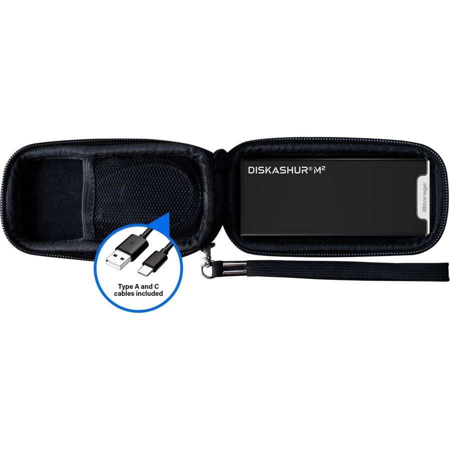 iStorage diskAshur M2 SSD 240 GB | PIN authenticated | hardware encrypted | USB 3.2 | Ultra-fast | FIPS compliant | Rugged & Portable. IS-DAM2-256-240