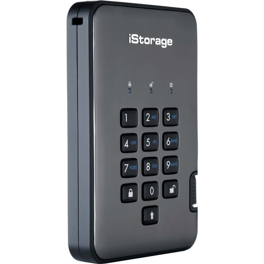 iStorage diskAshur PRO2 HDD 3 TB | Secure Hard Drive | FIPS Level 3 certified | Password Protected | Dust/Water Resistant. IS-DAP2-256-3000-C-X