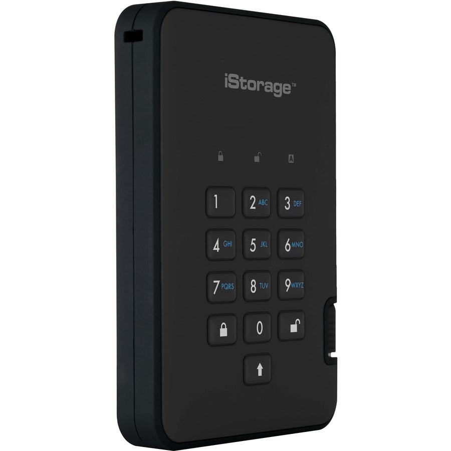 iStorage diskAshur2 SSD 1 TB Secure Portable Solid State Drive | Password protected |Dust/Water Resistant | Hardware encryption. IS-DA2-256-SSD-1000-B