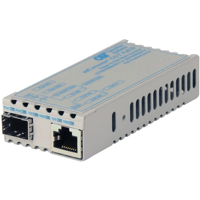 Miconverter Poe/Pd 10/100/1000 Gigabit Ethernet Fiber Media Converter Rj45 Sfp